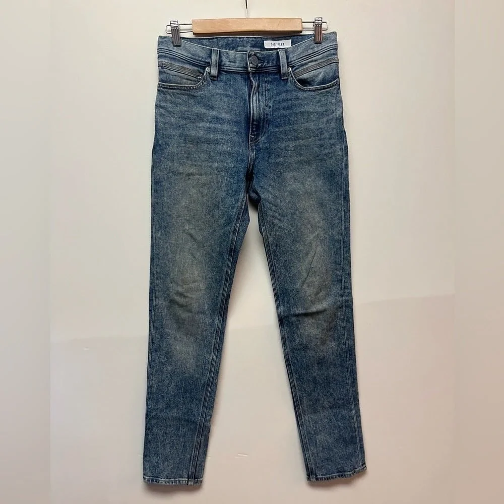 H&M Men's 29 &Denim 360° Flex Dark‎ Denim Jeans - Picture 8 of 12